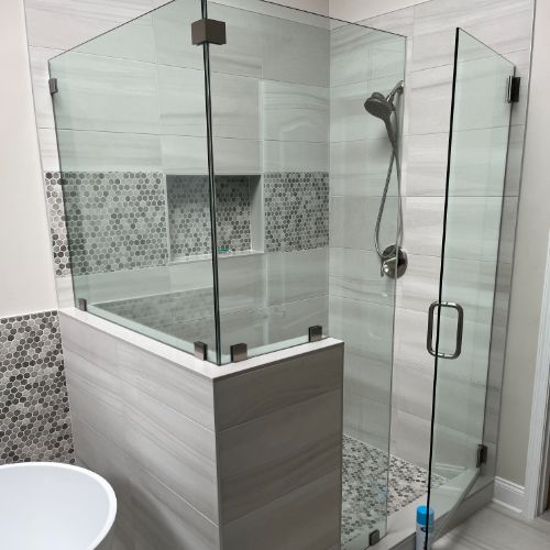 Frameless Door Panel and Return Clips  Image